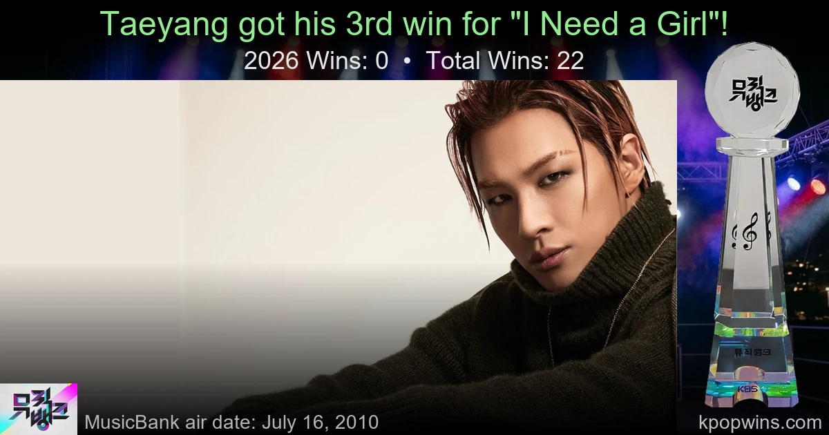 Taeyang - I Need a Girl